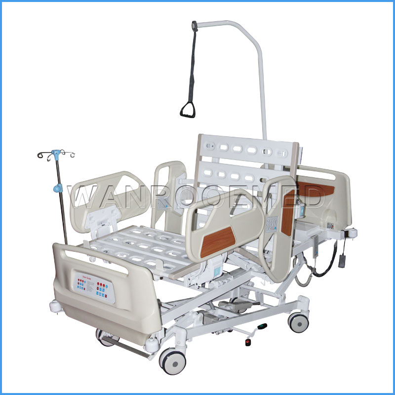 Lit d'hôpital infirmier électrique de fonction de cinq meubles médicaux de BAE502IC