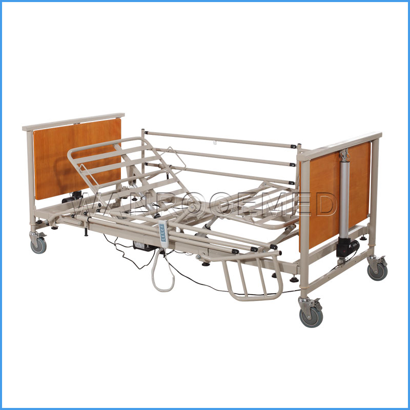 BAE5092 Hôpital de soins infirmiers en bois à cinq fonctions / lits de soins à domicile