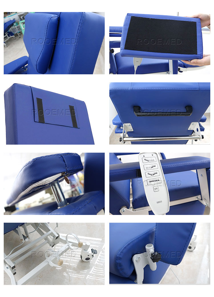 blood sample collection chair,blood collection chair,electric phlebotomy chair,blood sample chair,blood extraction chair