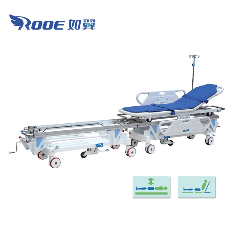 transport stretcher,operating room stretcher, transport stretcher trolley 