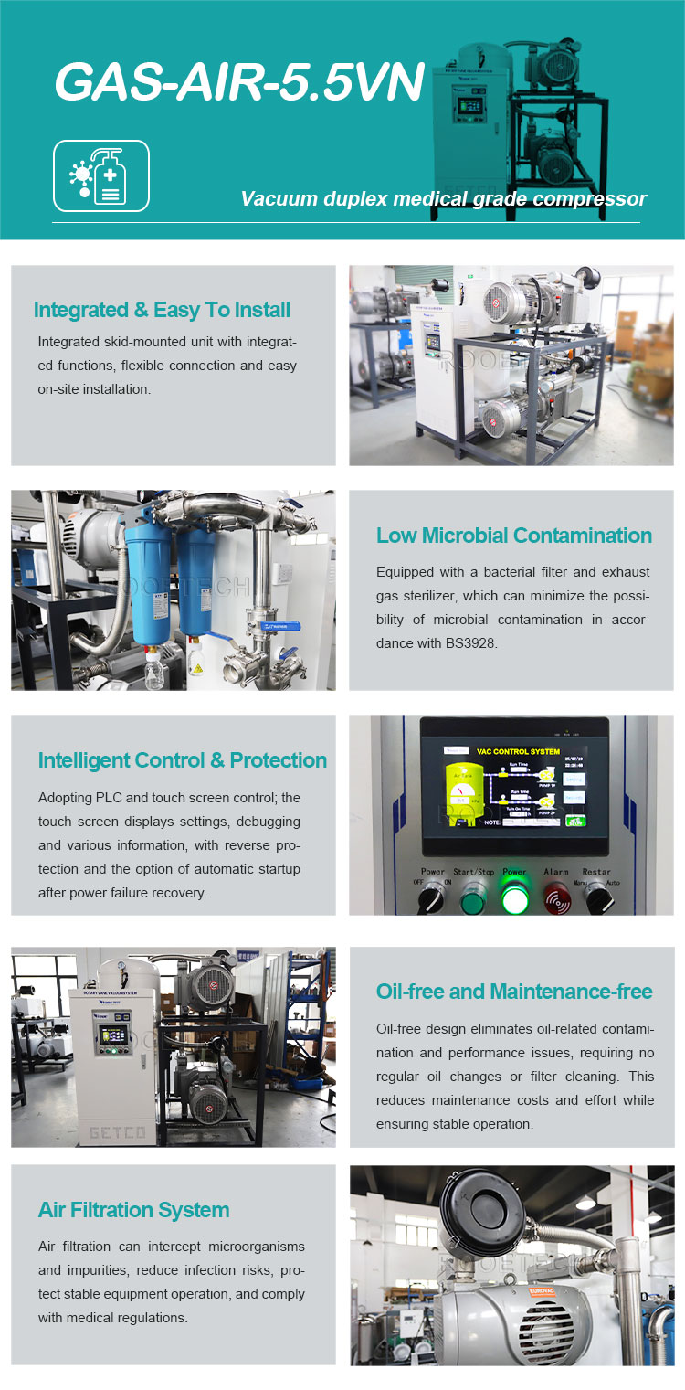GAS-AIR Medical Oil-free Vacuum Negative Pressure Unit Gas Equipment.jpg