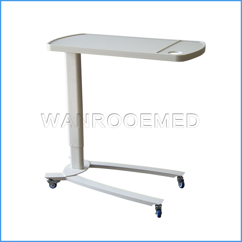 Table de salle à manger réglable de lit d'hôpital de panneau matériel de Tableau d'ABS de BDT002C