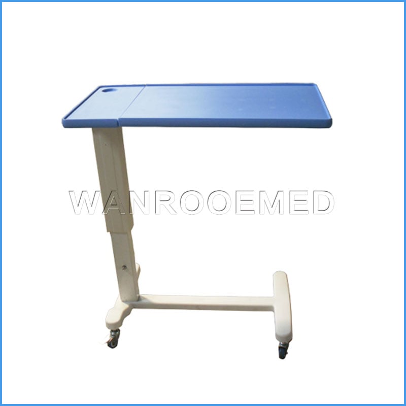BDT001G réglable sur la table de chevet de table de lit d'hôpital avec des roues