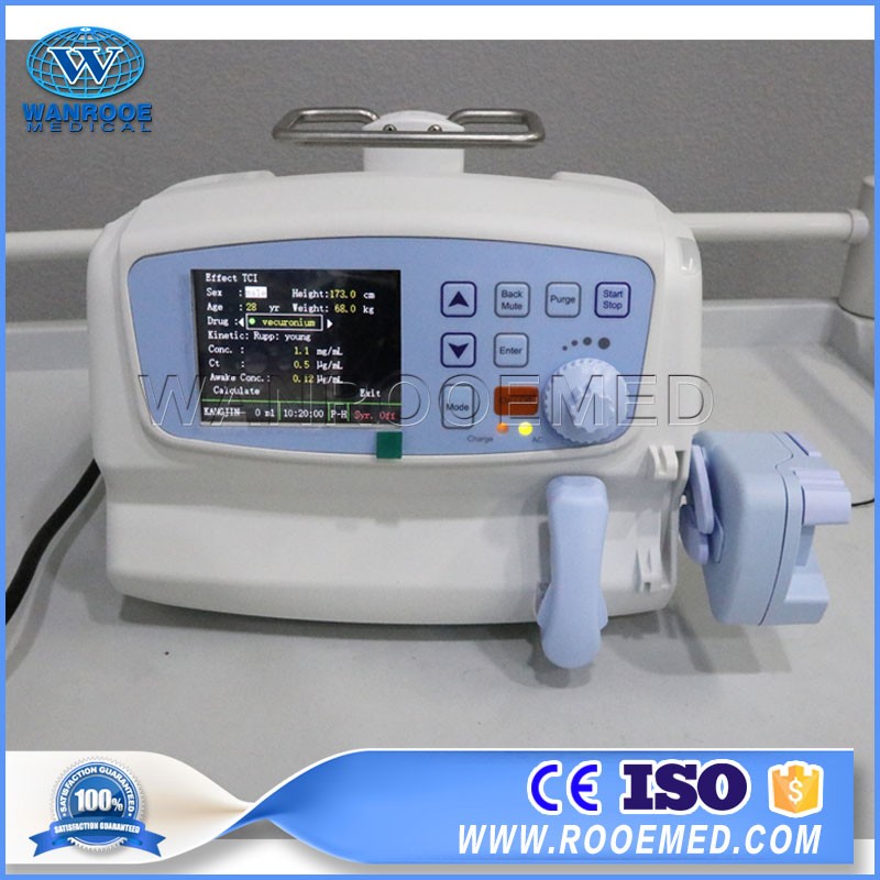 WRSP-605T Hospital Equipment Portable Single Channel Peristaltic Syringe Pump Price