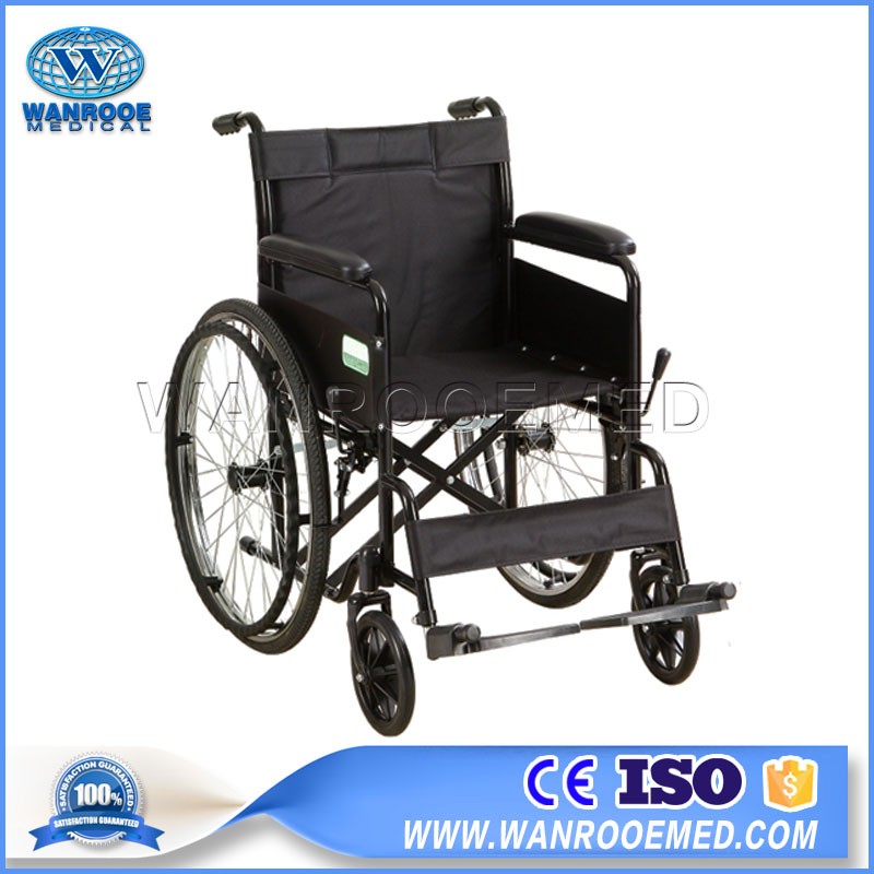 BWHM-1B1 Hospital Lightweight Handicapped Disabled Folding Manual Wheelchair