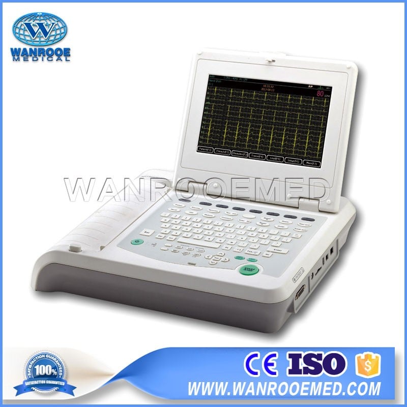 China Anti-coronavirus ECG Machine ECG1202 Digital Twelve Channels Portable ECG Monitor