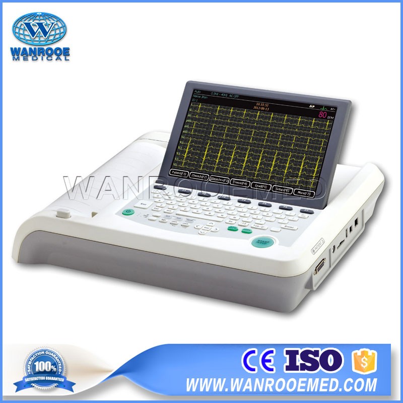 ECG1201 Portable ECG Monitor Digital Twelve Channels Medical ECG