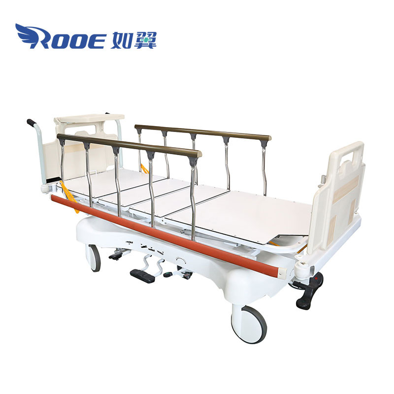BD111B Plus Patient Transfer Stretcher Trolley Hospital Bed Stretcher With Wheels