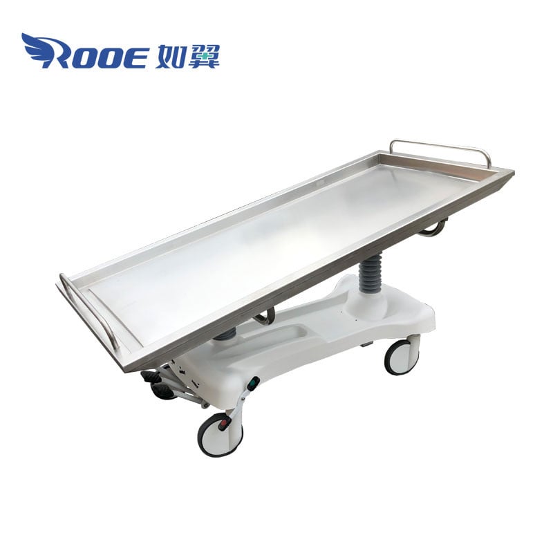 GA202 Oversize Hydraulic Stainless Steel Morgue Autopsy Table Dissection Table