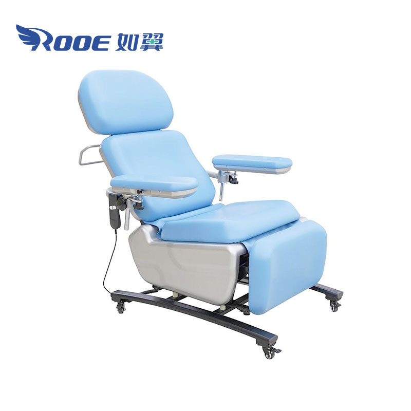 BXD104 Blood Donor Couch Medical Chair With Wheels Dialysis Chair
