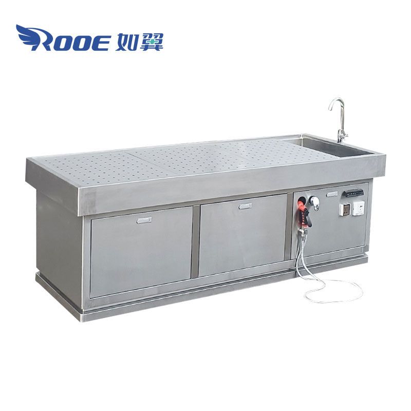 GA2003B Ventilated Dissection Table Pedestal Autopsy Tables Manufacturers