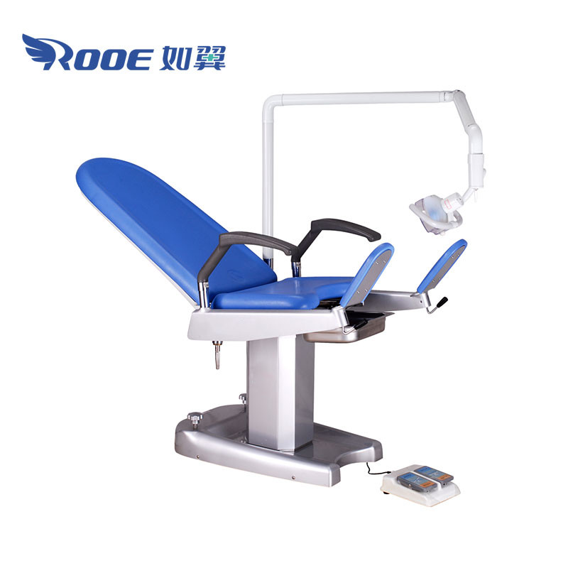 A-S101/102A Gynecological Electric Exam Table With Stirrups