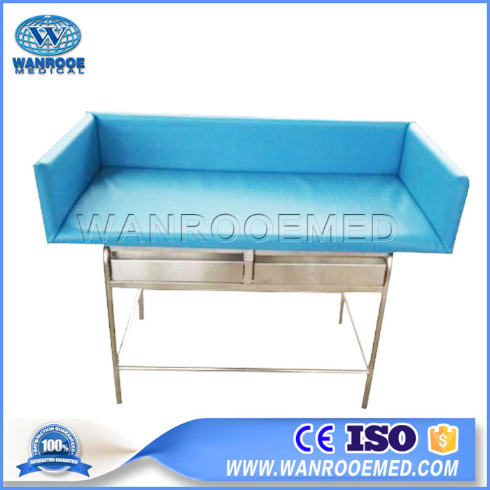 BBC008A Hospital Steel Frame Drawer Baby Infant Changing Table For Children Care