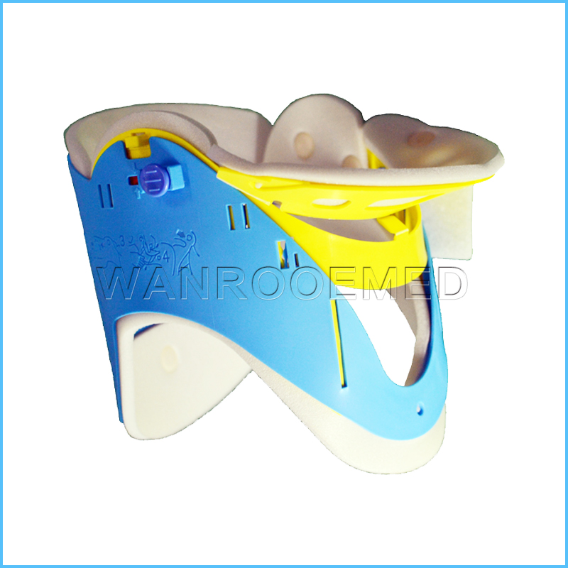 Collier cervical ajustable en plastique de bretelle de traction de dispositifs de premiers soins d'EB-2B en plastique