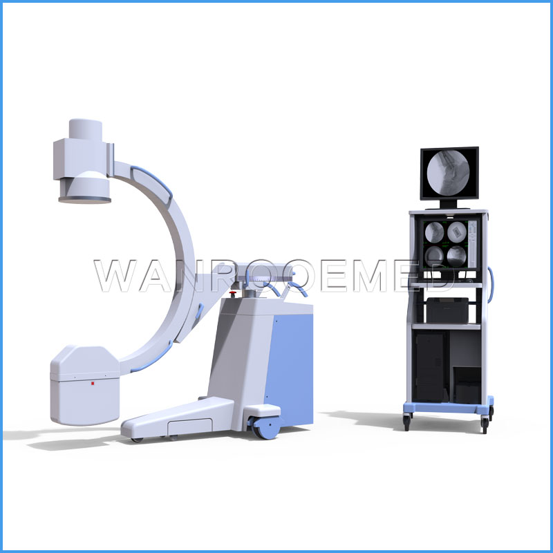Machine de rayon X de système de bras articulé numérique de radiologie de rayonnement mobile hospitalière PLX112