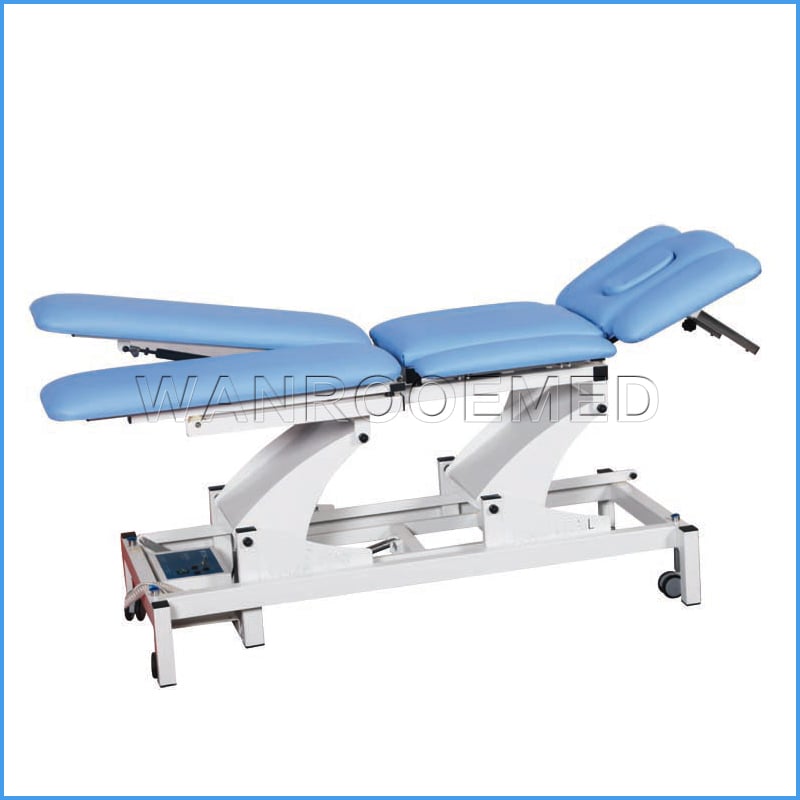 DE-8 Medical Portable Patient Treatment Table Electric Physical Therapy Bed