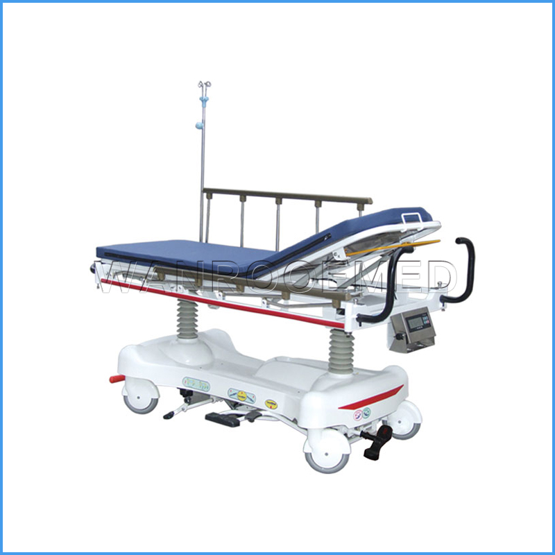 Chariot de transfert hydraulique de civière de transfert d'urgence de l'hôpital BD303