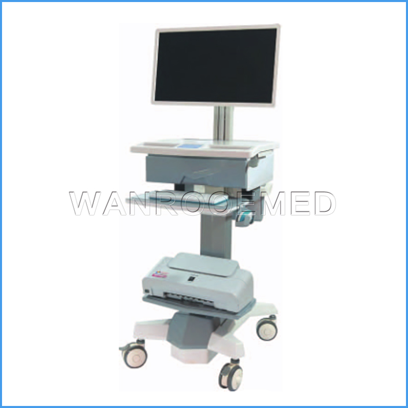 BWT-001A Mobile Hospital Trolley Medical All-in-one Computer Cart