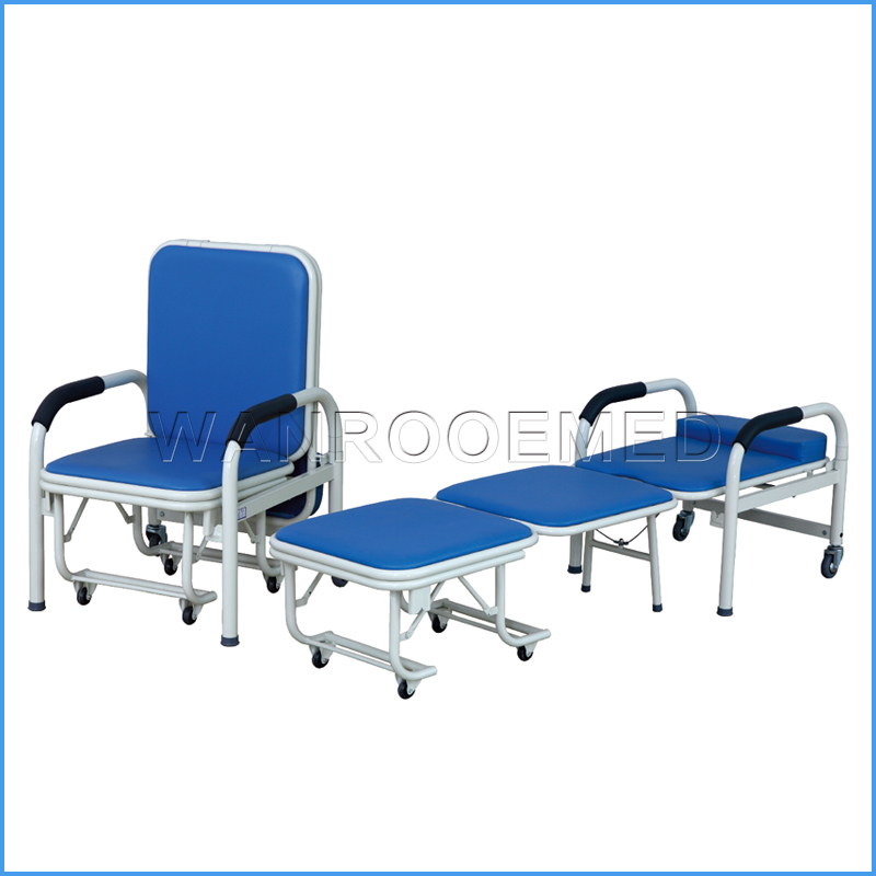 BHC001 Hôpital pliant Accompagnent Président du Patient Attendant Chair