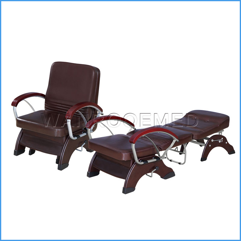 Chaise d'hôpital réglable pliable d'assistant médical BHC001D