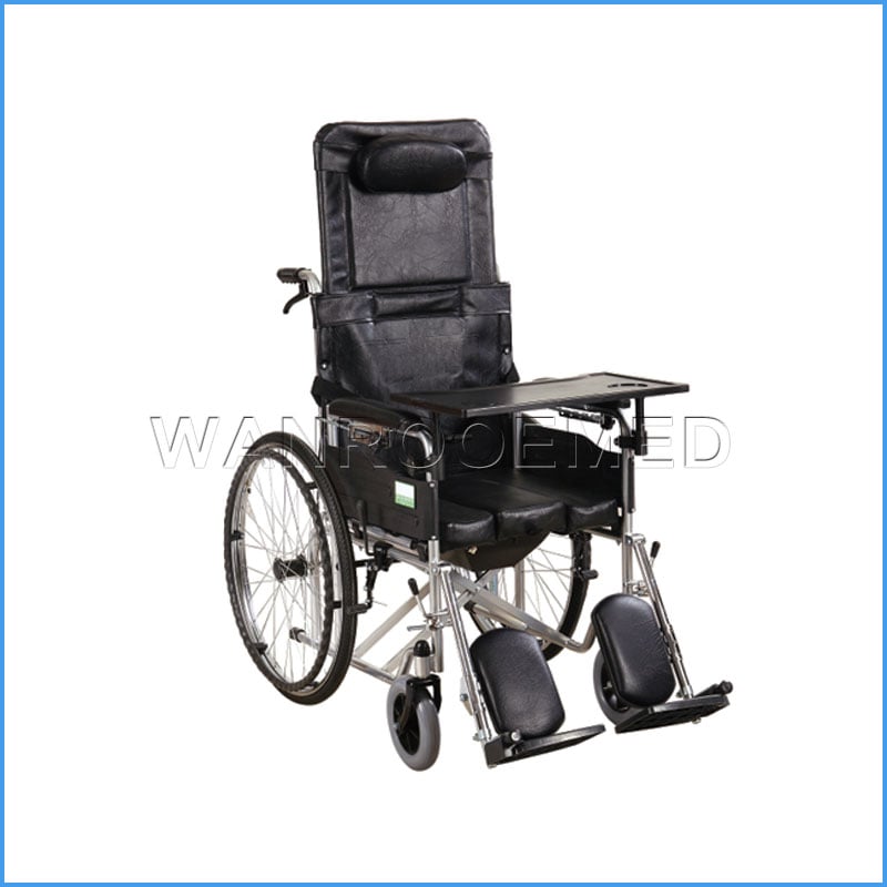 BWHM-1A905 Ручная стальная медицинская инвалидная коляска