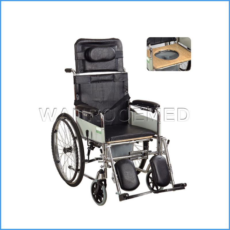 BWHM-1A902 Алюминиевый сплав Транспортировка переносной складной ручной инвалидной коляски