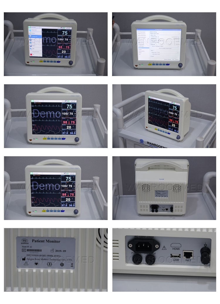 Patient Monitor, Medical Patient Monitor, Multi-parameter Patient Monitor, Portable Patient Monitor, Hospital Patient Monitor