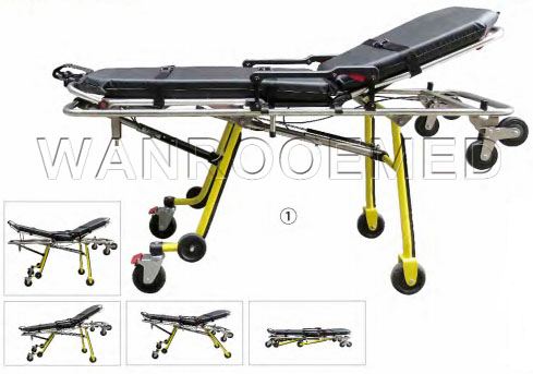 folding transport stretcher,folding rescue stretcher,patient stretcher trolley,stretcher transport,patient transport stretcher