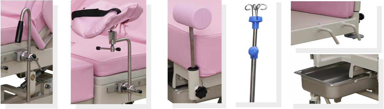 hydraulic delivery bed, labor and delivery bed, gynecological bed 