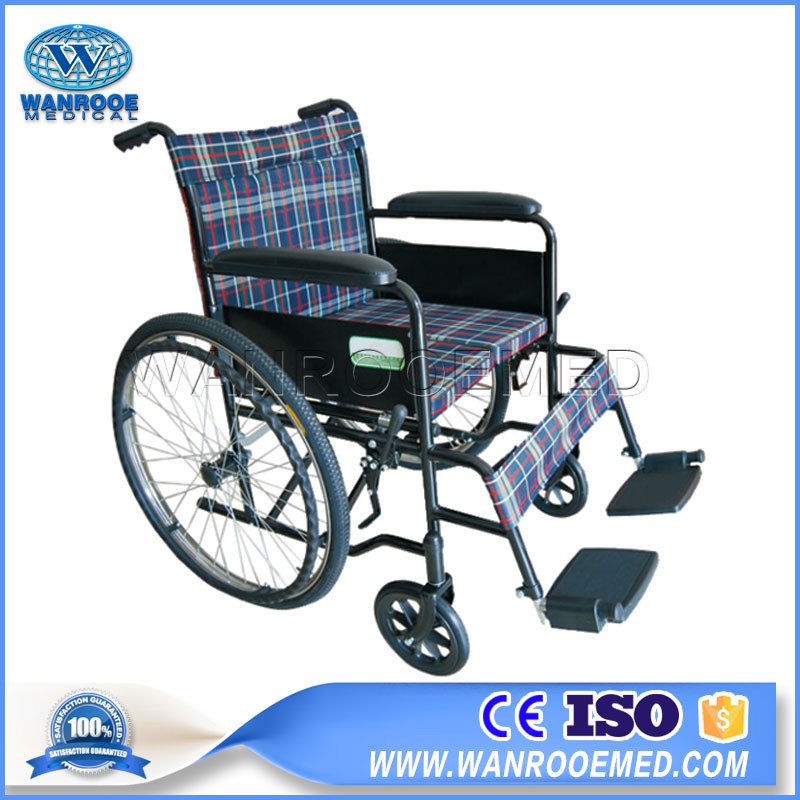 BWHM-1B29 Medical Supplies Manual Portable Disabled Folding Lightweight Wheelchair