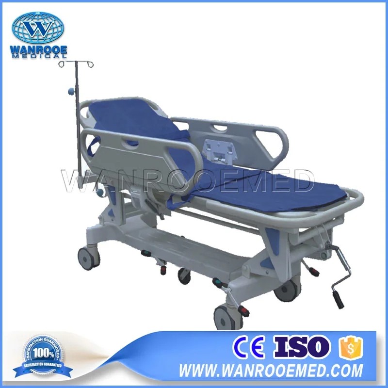 China Hospital Emergency Novel Coronavirus Patient Transfer BD111 Type II Trolley Stretcher