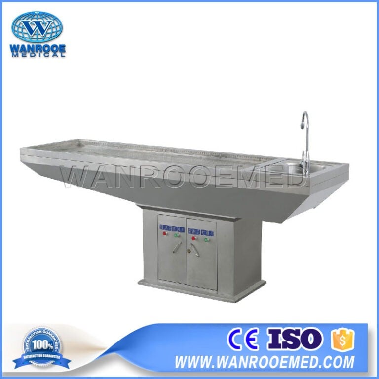 GA-2003D Morgue Corpse Washing Dissecting Stainless Steel Autopsy Table