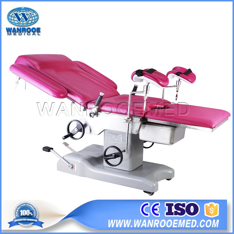 A-C102D01 Manual Obstetric Delivery Table Maternity Bed Hospital Labor Bed