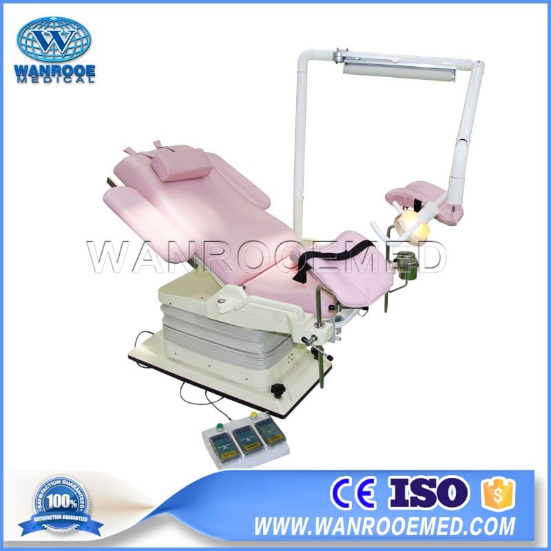 A-S104A Electric-hydraulic Gynecology Chair Obstetrics Examination Table With Lamp