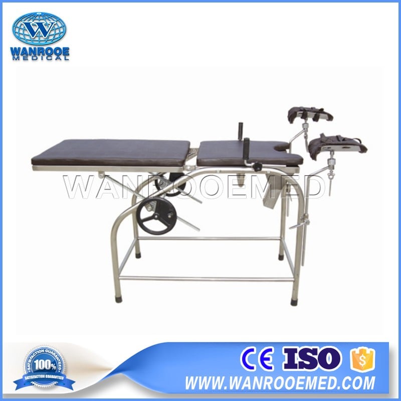 A-2005/2005A Hospital Obstetrics Gynecology Examination Table Chair Delivery Bed