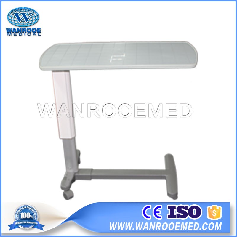 BDT002A Adjustable Hospital Medical Overbed Table Bedside Table