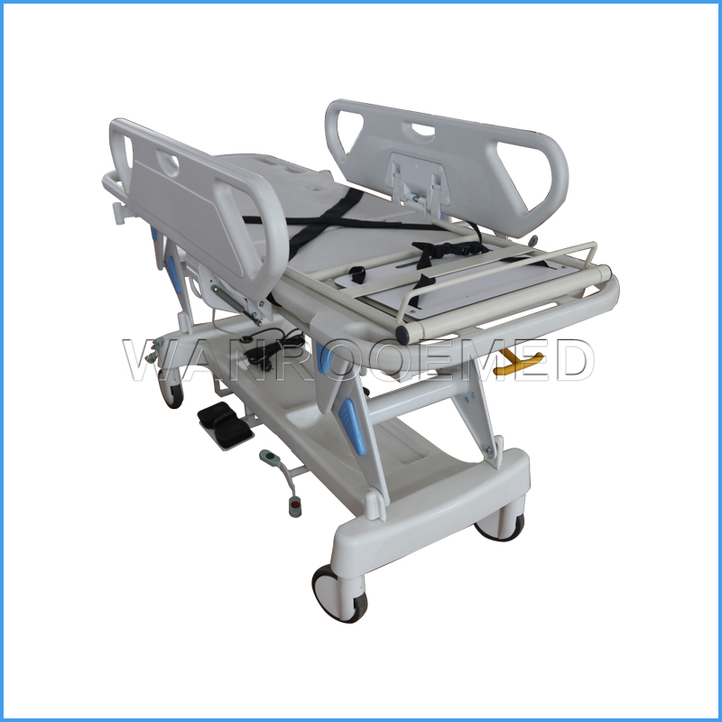 BD111D Больничный транспортный растяжитель Электрическая тележка для перевозки пациентов Тележка