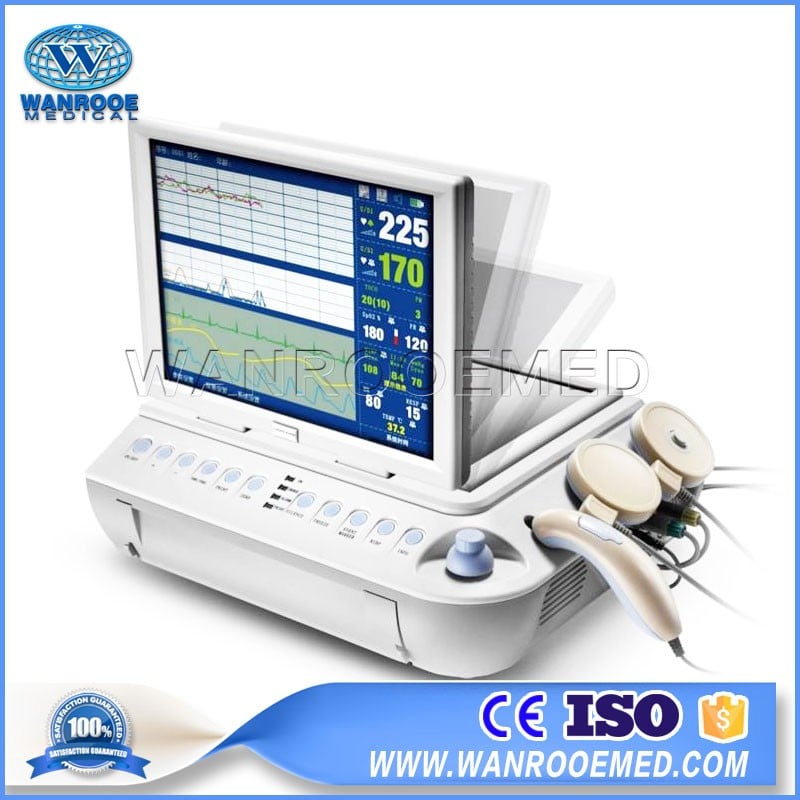 MCF-21B Medical Equipment LCD Ultrasound Maternal Portable CTG Fetal Monitor