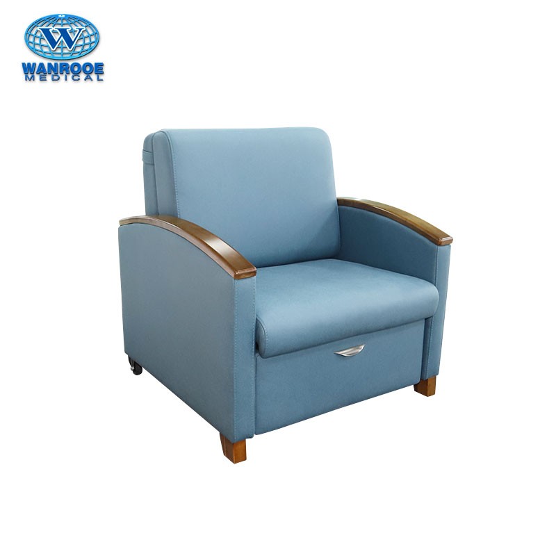 BHC001O Hospital Bed Chair Medical Accompany Chair 
