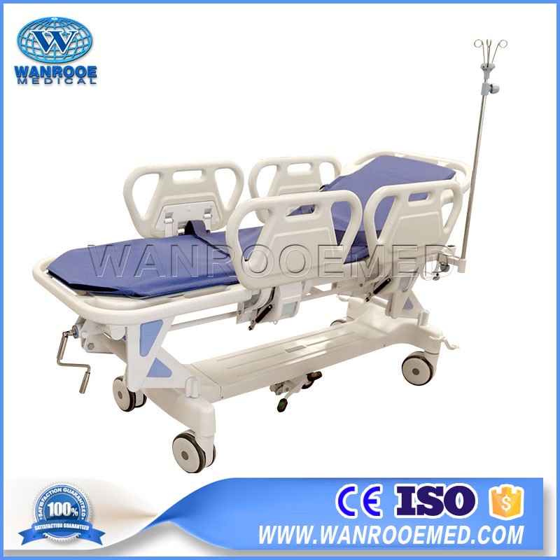 BD111-3 Medical Manual Cart Multi-functional Transfer Stretcher