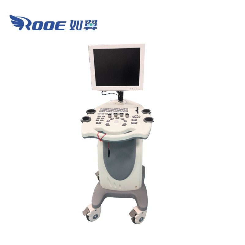 US370PC Digital HD Medical Display Trolly Ultrasound Scanner