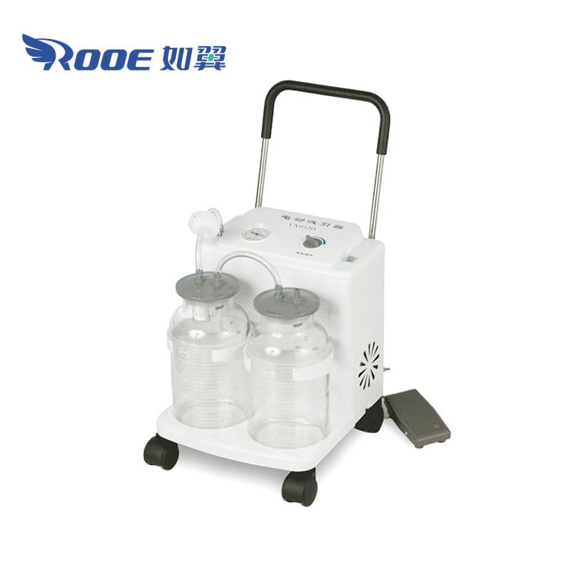 YX932D Hospital Mobile Suction Apparatus Sputum Suction Machine Jar