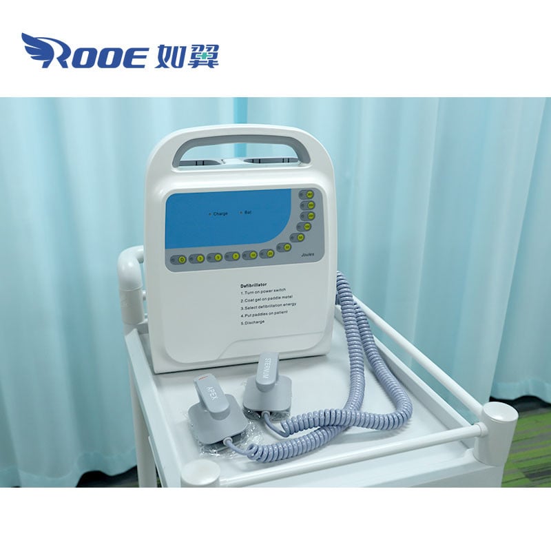 Defi7 Portable Cardiac Defibrillator Paddle Type AED Machine