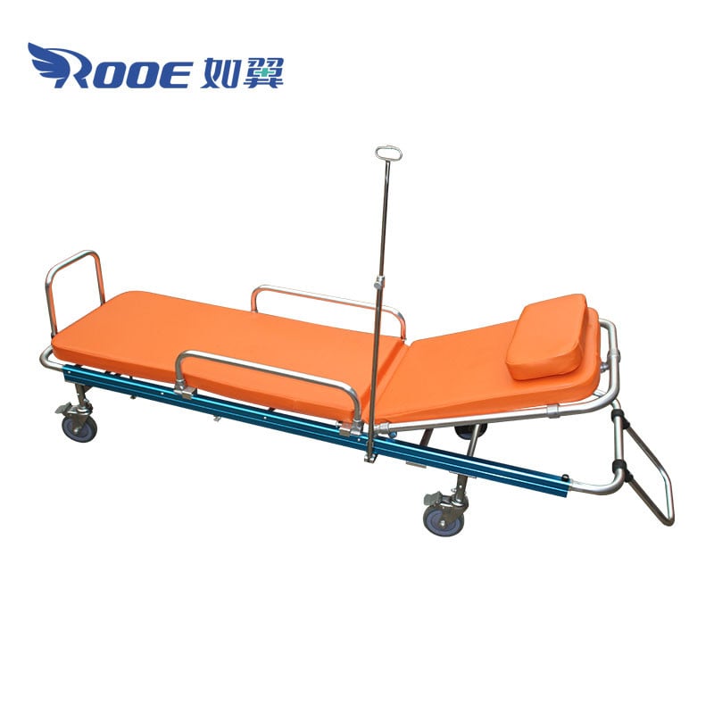 EA-2A/2C Low Position Transport Ambulance Hospital Stretcher Trolley Ambulance Cot