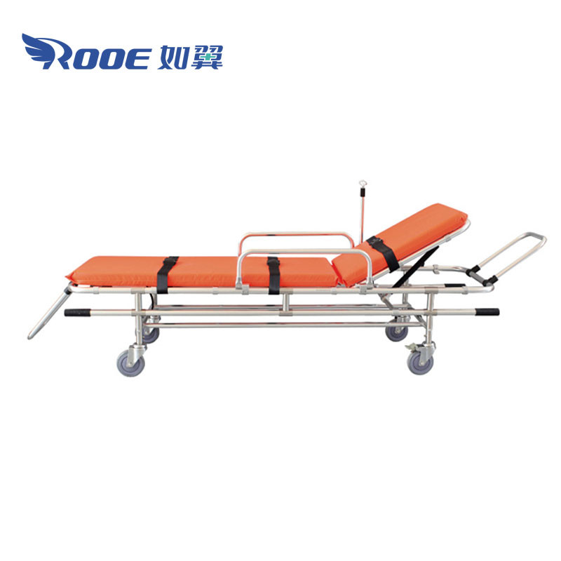 EA-2A/2C Low Position Transport Ambulance Hospital Stretcher Trolley Ambulance Cot