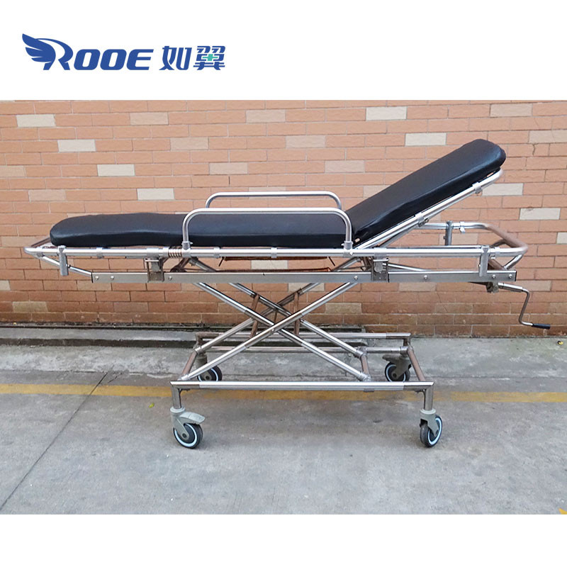 EA4B Mri Safe Stretcher Transport Gurney Compatible Transfer Stretcher