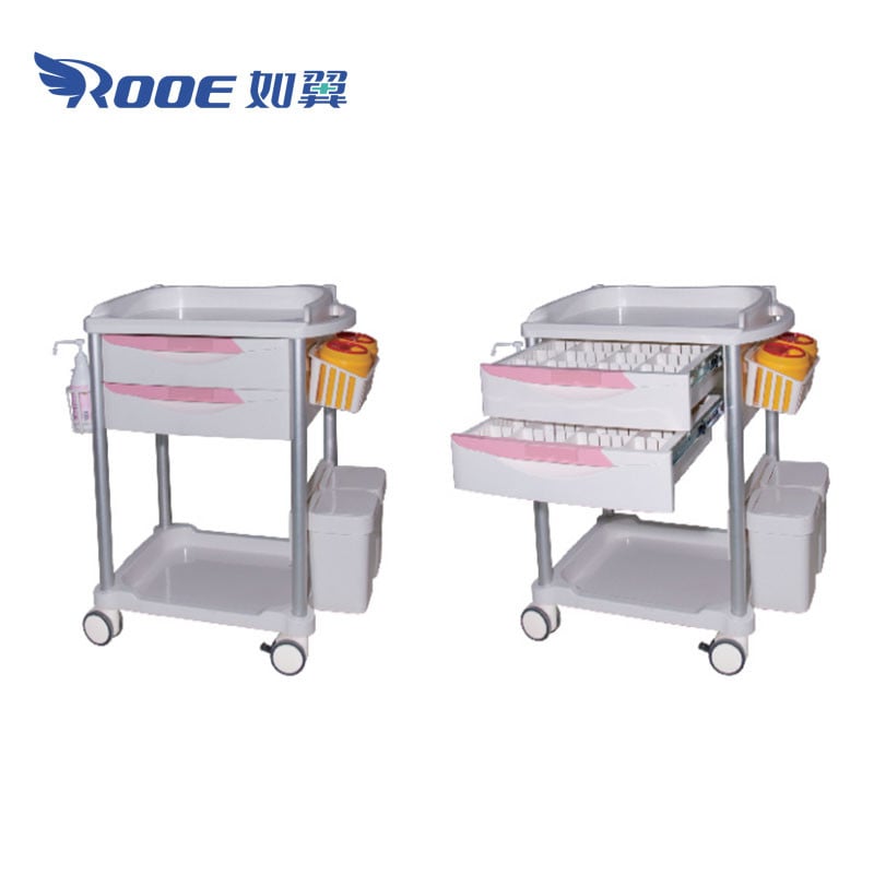 WECARE Series Hospital Injection Trolley for Patient Care Medical Furniture Clinic Trolley
