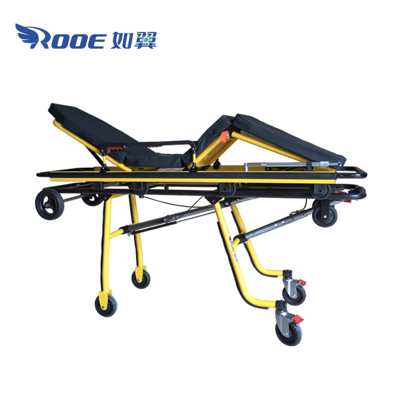EA-3E2 Two Layer Ambulance Collapsible Stretcher For Patient Transport