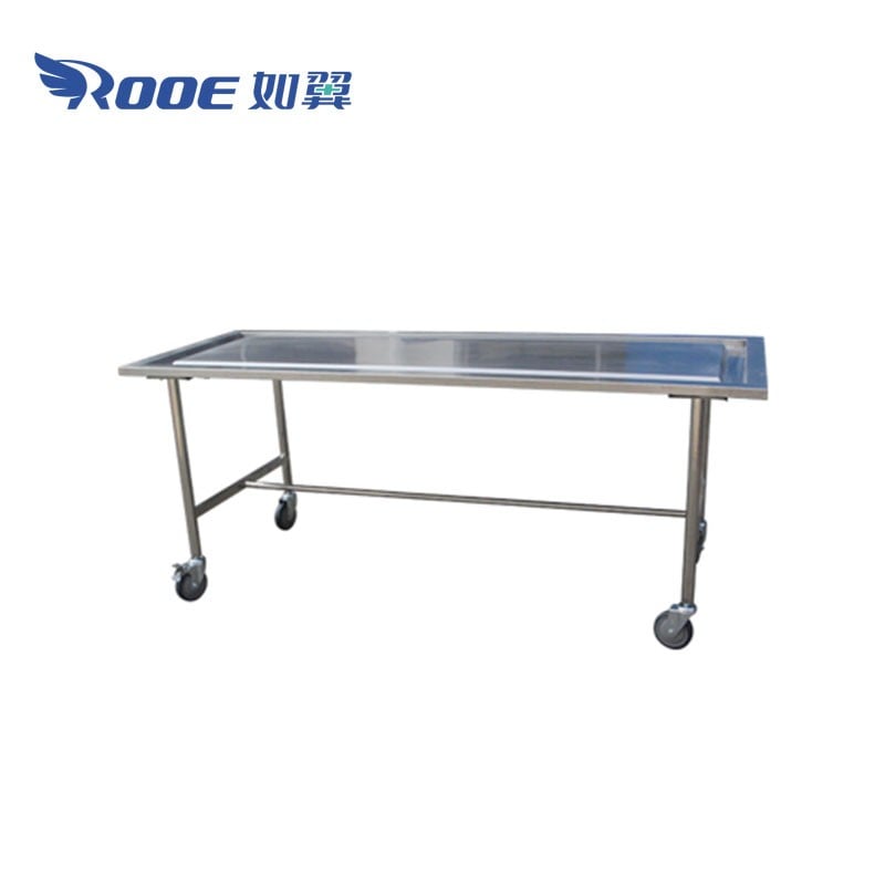 GA201 Mortuary Products Dead Body Washing Table Necropsy Table