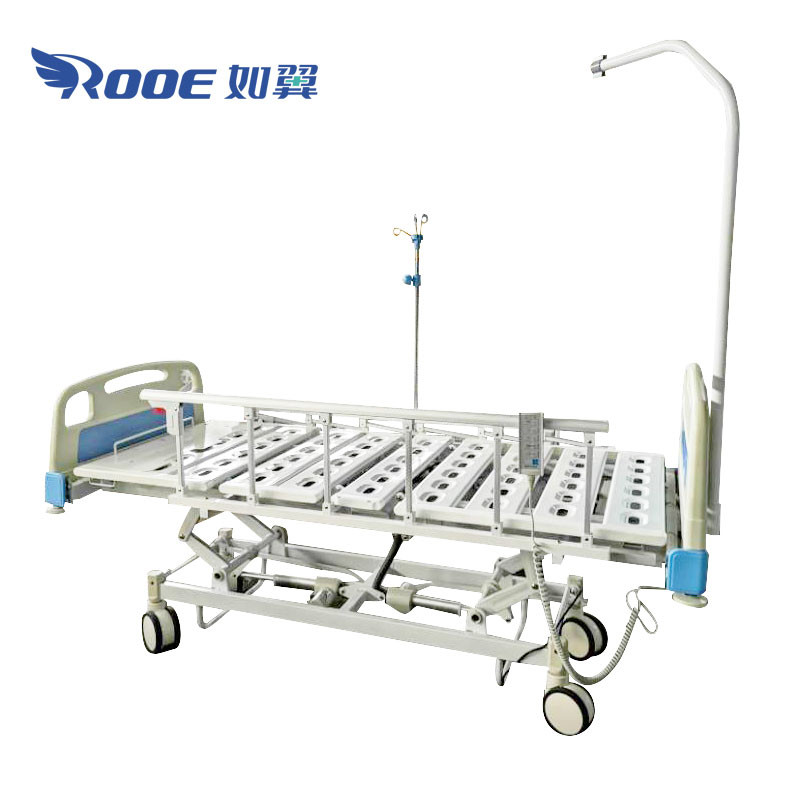 BAE507 Plus 5 Function Hospital Bed With Side Rails For Hospital And Nursing Home